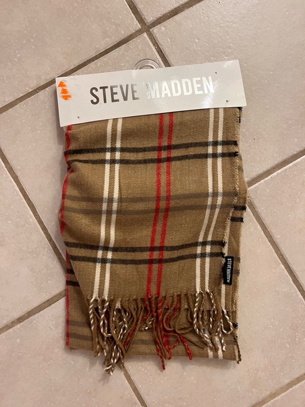 Steve Madden Women’s Plaid Scarf